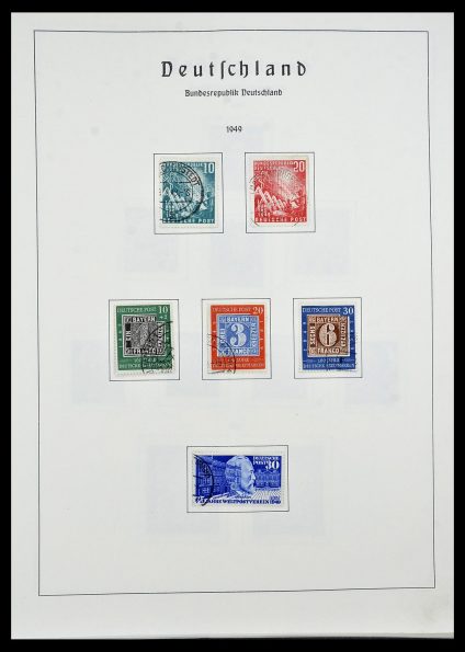 Postzegelverzameling 34195 Bundespost 1949-1981.