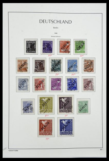Postzegelverzameling 34198 Berlijn 1948-1990.