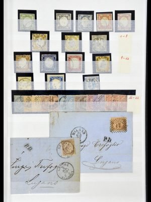 Foto van Postzegelverzameling 34206 Italië en gebieden 1861-2000.
