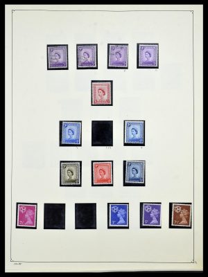 Foto van Postzegelverzameling 34221 Engeland Machins/kastelen 1971-2005.
