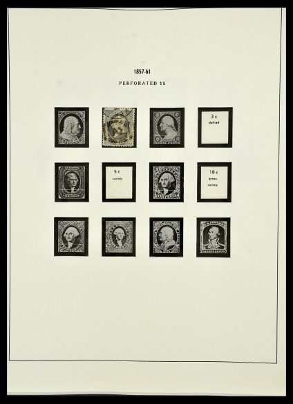 Postzegelverzameling 34224 USA 1861-1977.