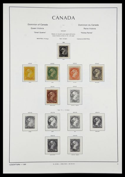 Postzegelverzameling 34228 Canada 1882-2011.