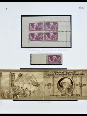 Postzegelverzameling 34235 Frankrijk 1930-2000.