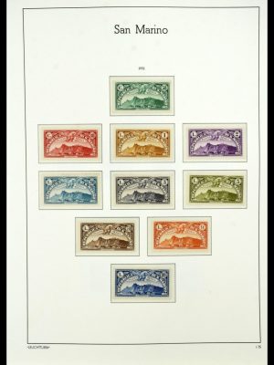 Foto van Postzegelverzameling 34243 San Marino 1877-2008.