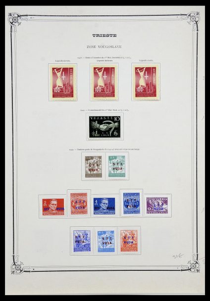 Foto van Postzegelverzameling 34277 Triëst zone B 1948-1954.