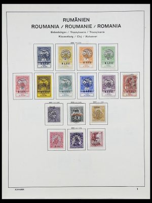 Foto van Postzegelverzameling 34278 Roemeense gebieden 1919.