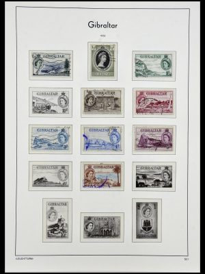 Foto van Postzegelverzameling 34261 Gibraltar en Malta 1953-1985.