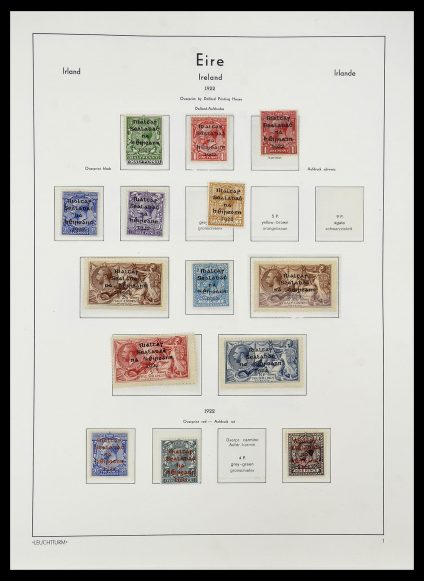 Foto van Postzegelverzameling 34264 Ierland 1922-2002.