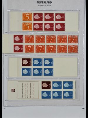 Foto van Postzegelverzameling 34267 Nederland automaatboekjes 1964-1991.