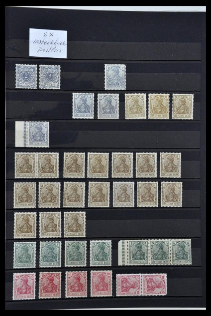 Foto van Postzegelverzameling 34275 Duitse Rijk postfris 1889-1945.