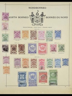 Foto van Postzegelverzameling 34295 Noord Borneo 1883-1947.