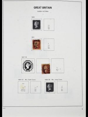 Foto van Postzegelverzameling 34306 Engeland 1841-1995.