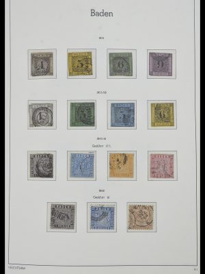 Foto van Postzegelverzameling 34315 Oud Duitse Staten 1849-1920.