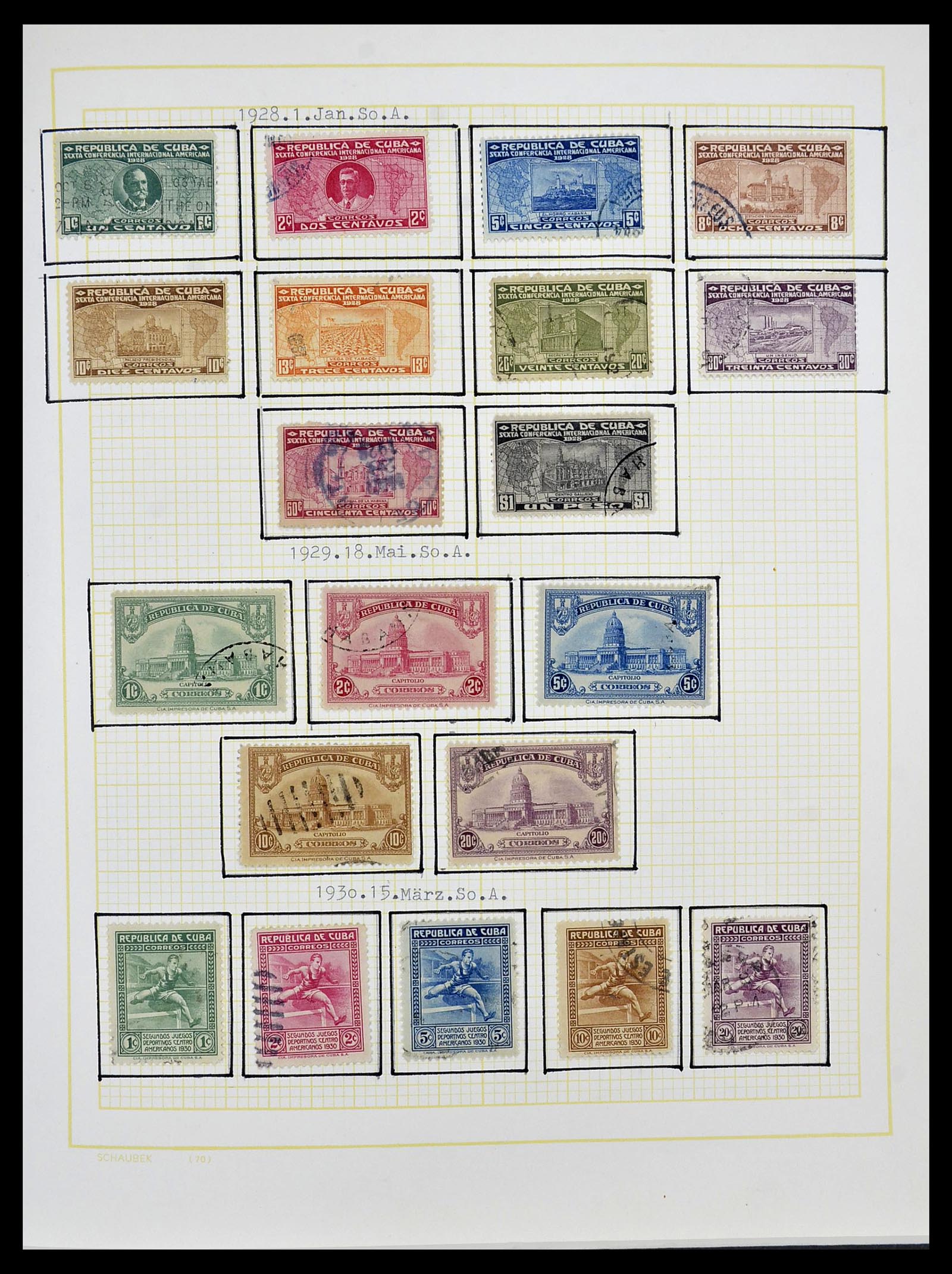 Postzegelverzameling 34316 Cuba 1899-2007. Foto van Postzegelverzameling 34316 Cuba 1899-2007.