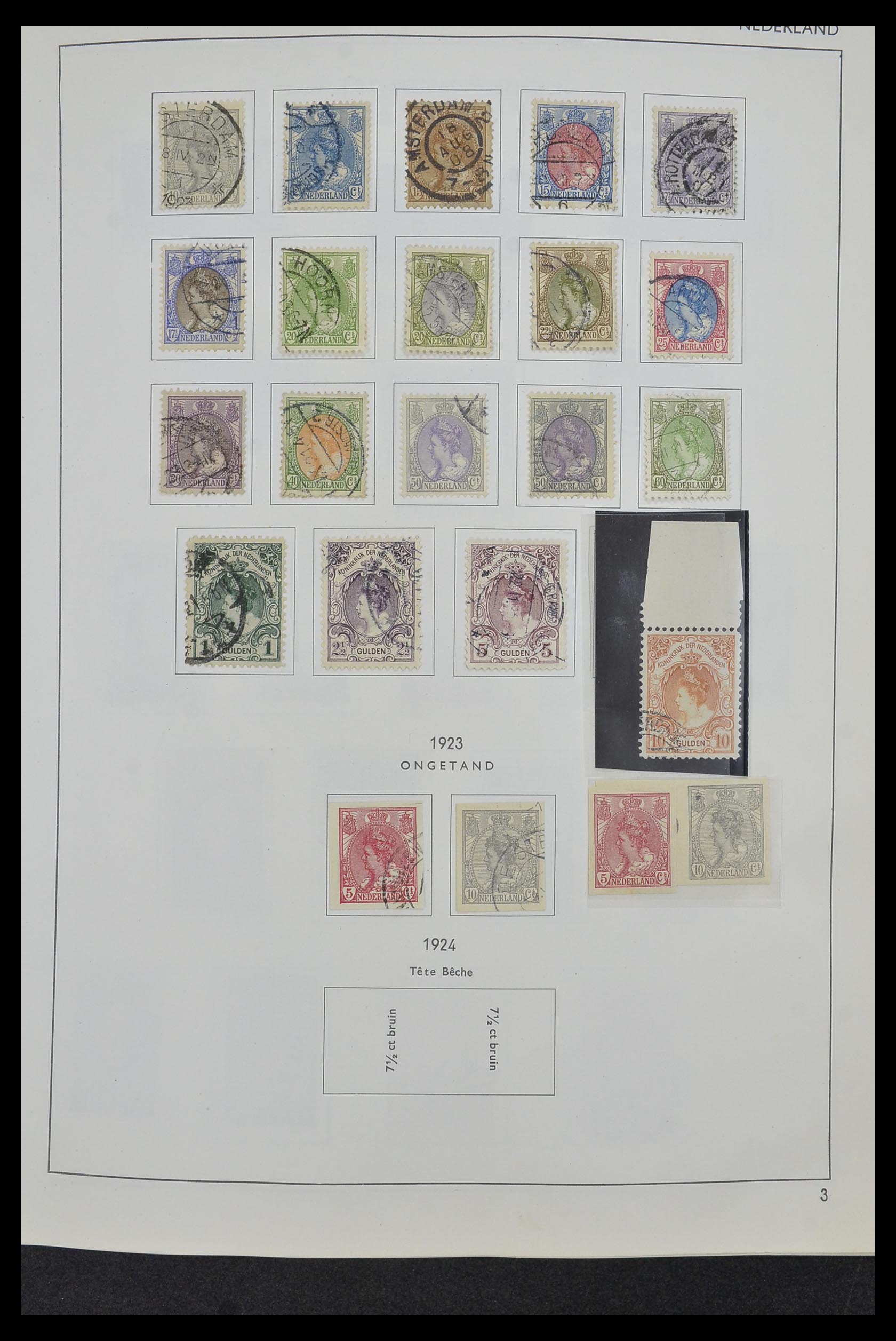 Postzegelverzameling 34324 Nederland 1852-1991. Foto van Postzegelverzameling 34324 Nederland 1852-1991.