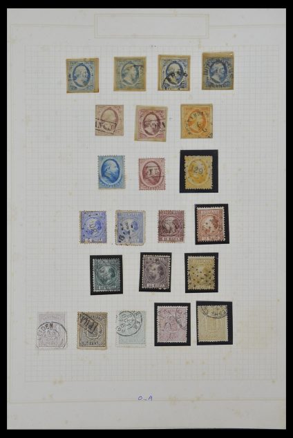 Foto van Postzegelverzameling 34327 Nederland en overzeese gebiedsdelen 1852-1967.