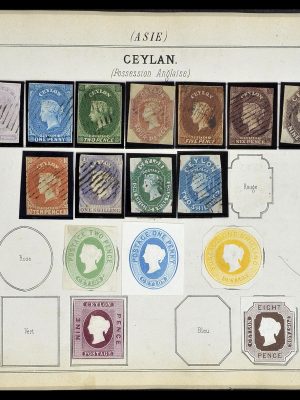 34370 Ceylon 1855-1858.