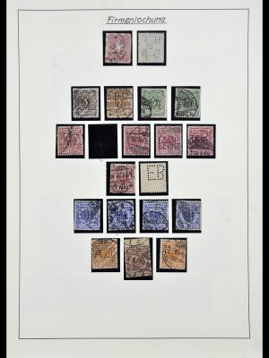 34409 Duitse Rijk firmaperforaties.