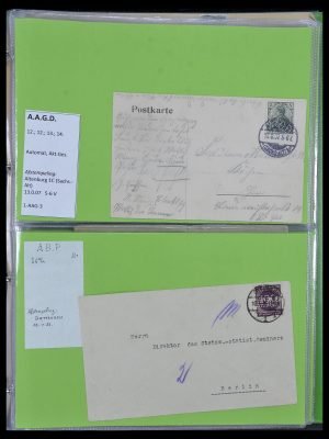 34504 Duitsland firmaperforaties op brief 1907-1936.