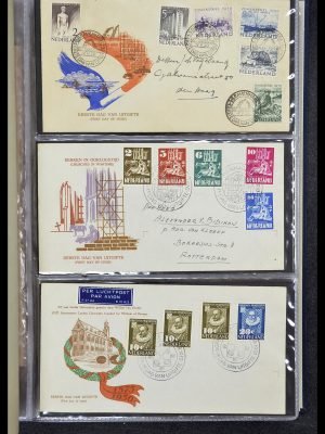 34610 Nederland FDC's 1950-1977.
