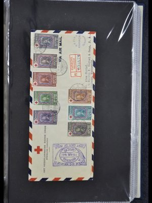 34619 Overzeese gebiedsdelen FDC's 1944-1978.