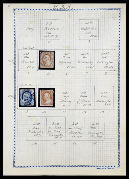 34669 USA 1851-1938. - Afbeelding 1