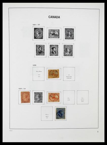 34692 Canada 1858-1989. - Afbeelding 1