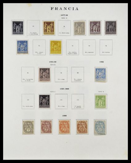 34721 Frankrijk 1853-1983. - Afbeelding 1
