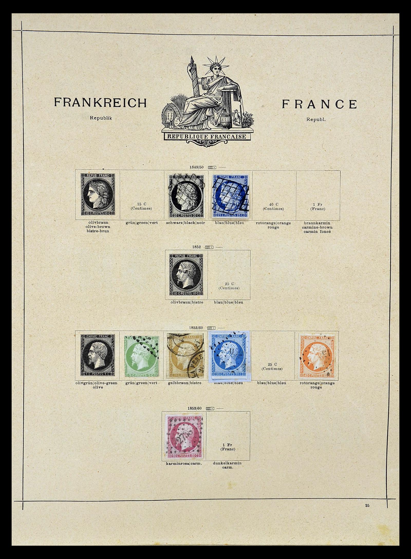 34802 001 34802 Frankrijk 1849-1959. - Afbeelding 1