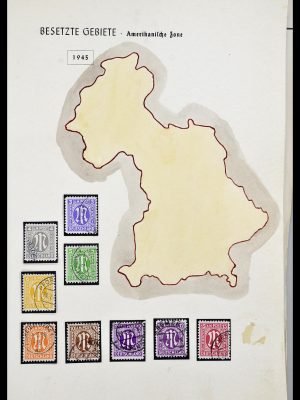 34821 Brits Amerikaanse Zone 1945-1948.