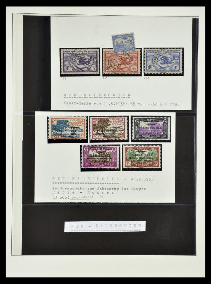 34823 Nieuw Caledonië luchtpost 1933-1985. - Afbeelding 1