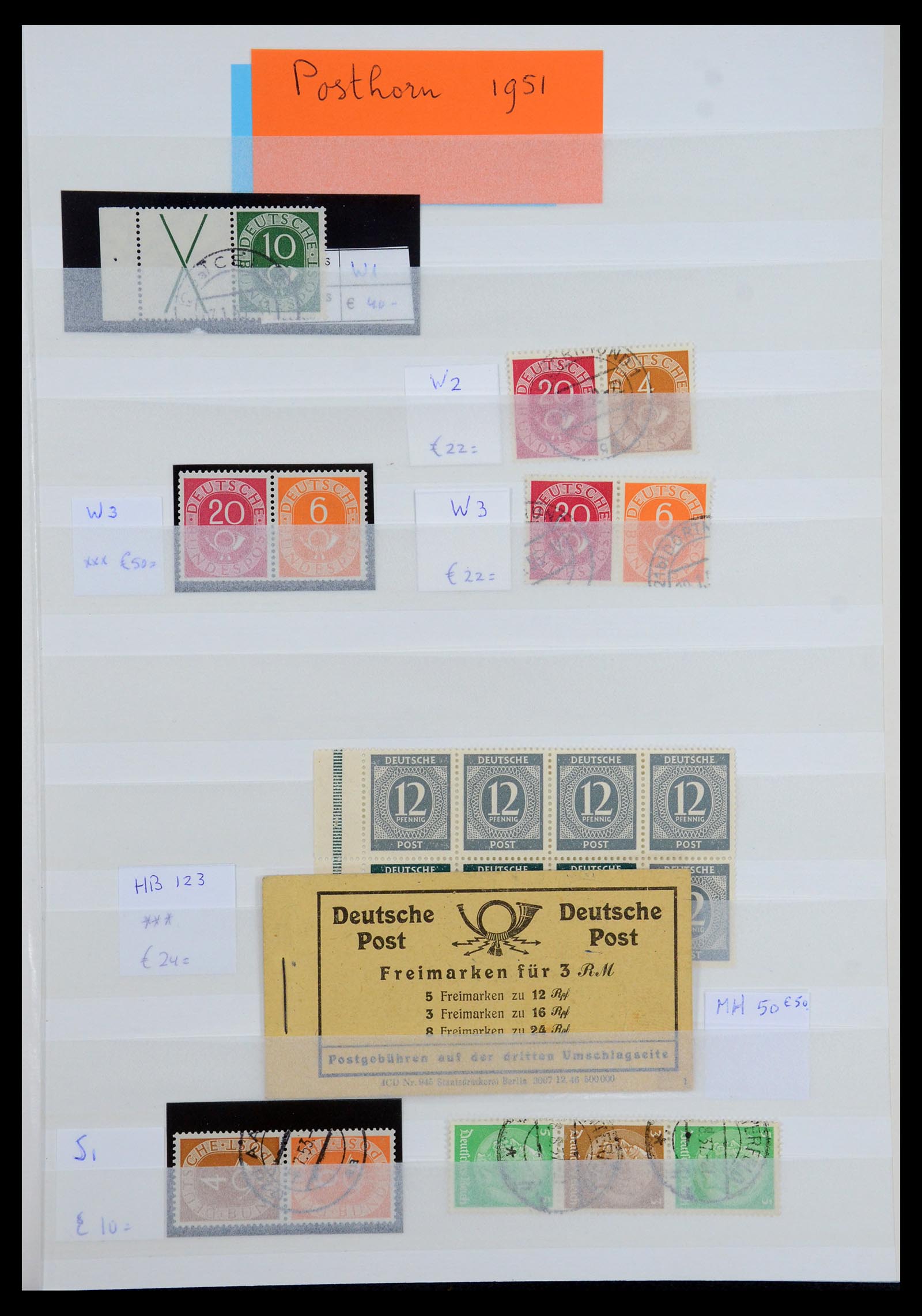 35216 001 35216 Duitsland combinaties 1946-1994. - Afbeelding 1