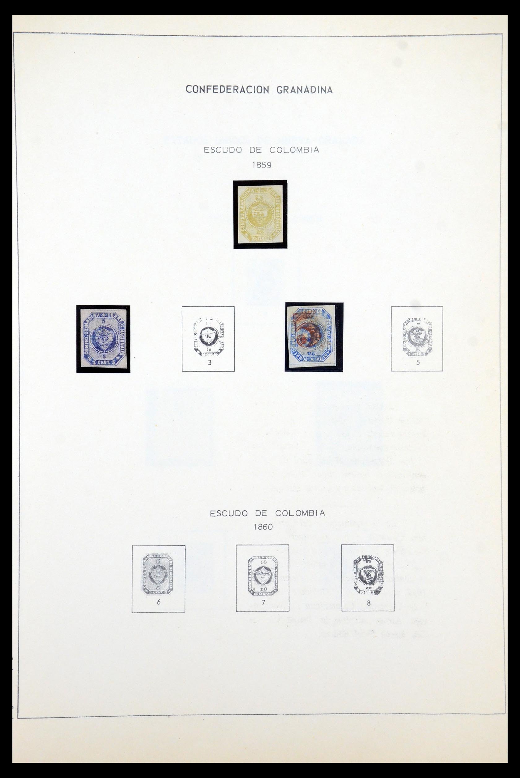 35250 001 35250 Colombia 1859-1967. - Afbeelding 1