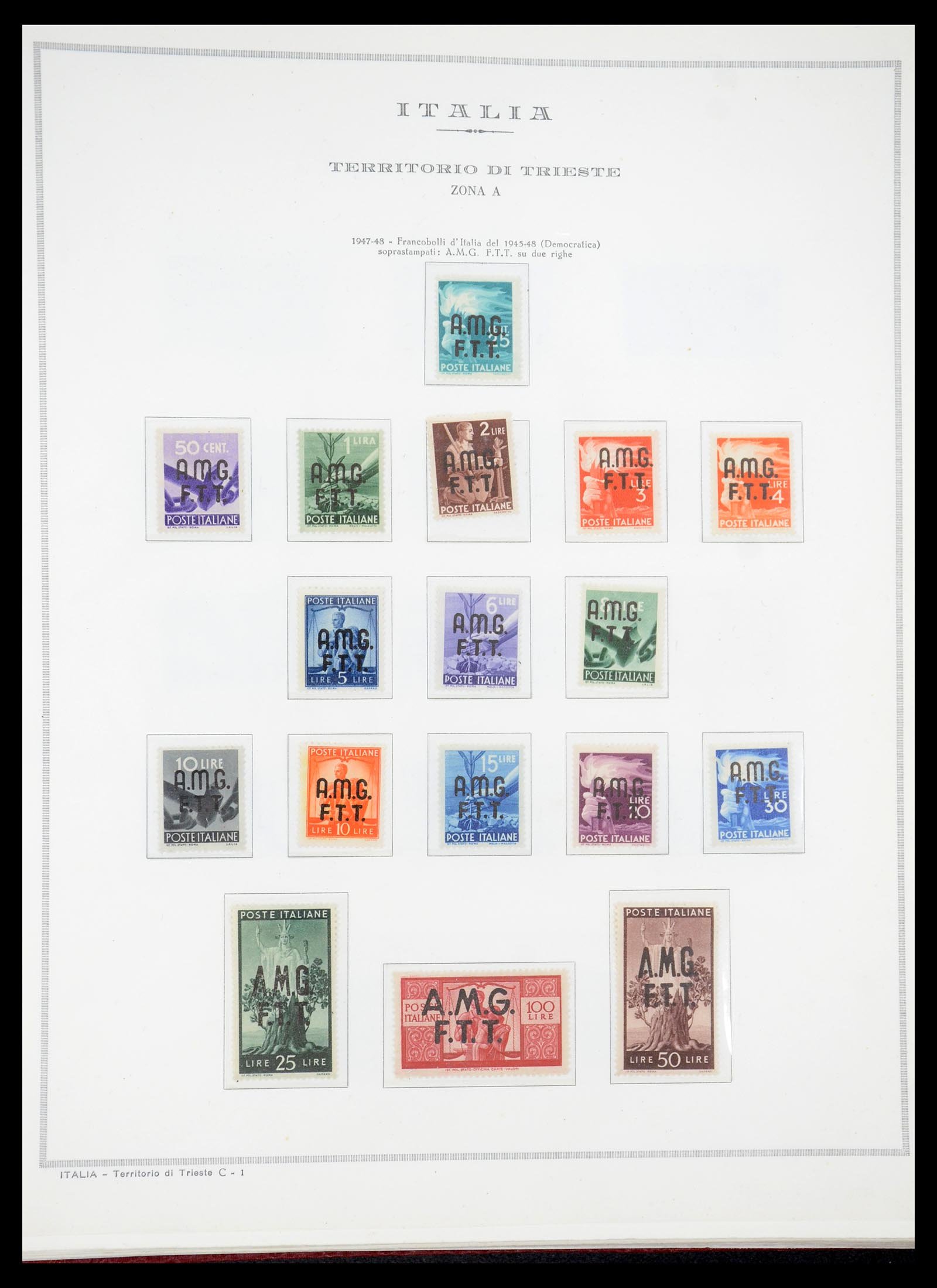 35317 001 35317 Triëst Zone A 1947-1954. - Afbeelding 1
