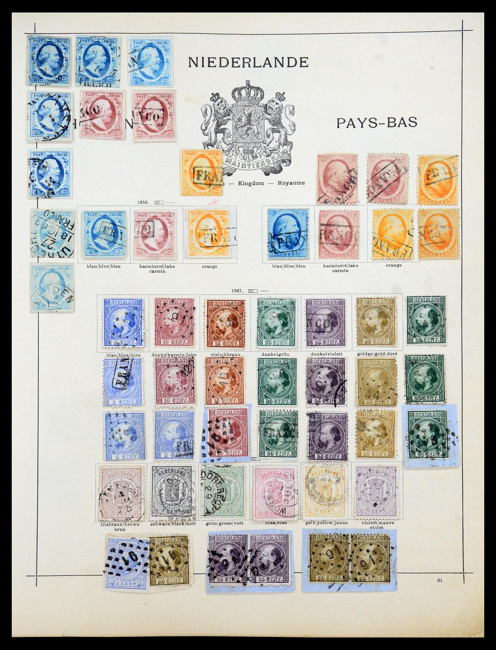 35370 001 35370 Nederland 1852-1938. - Afbeelding 1