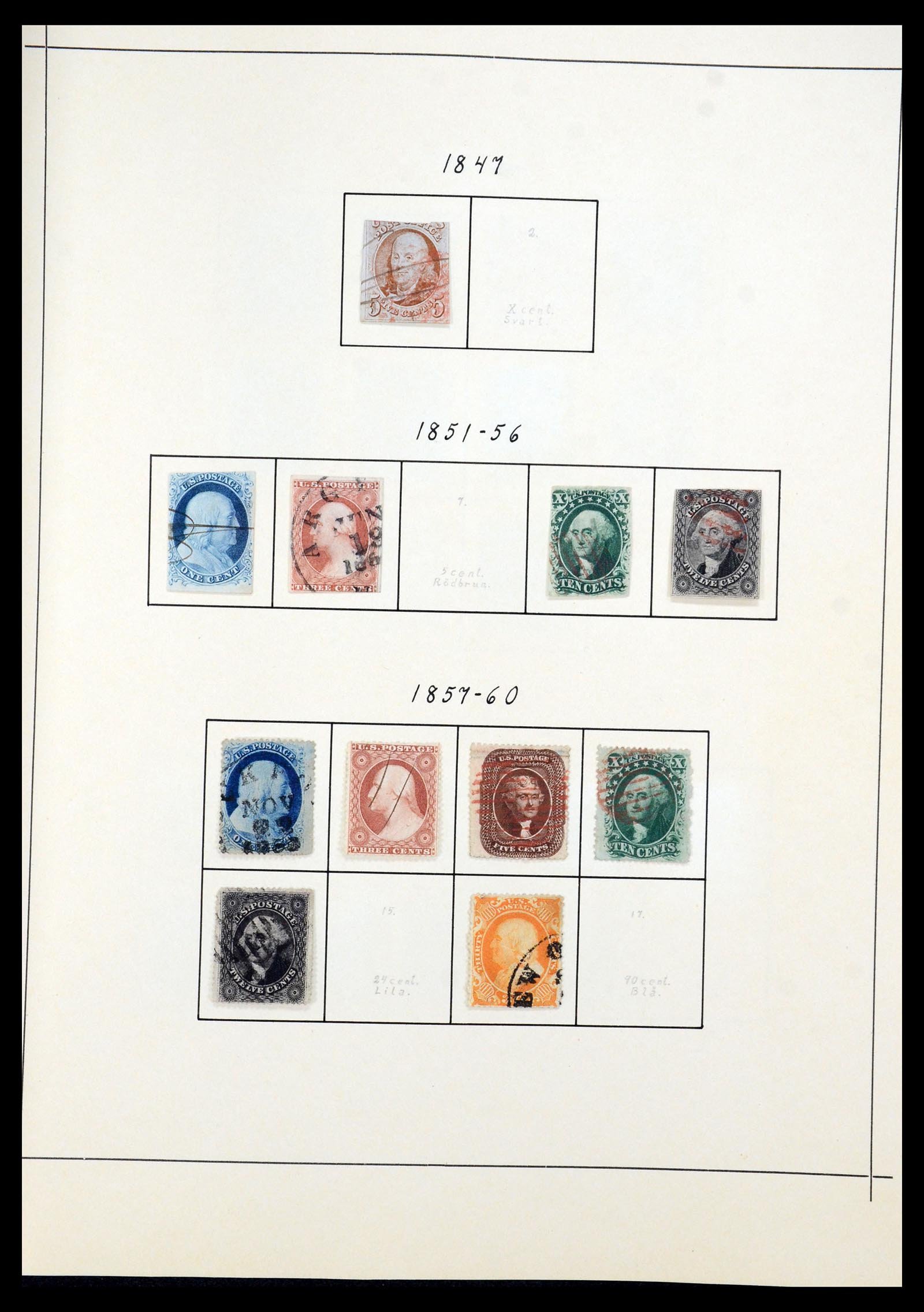 35490 001 35490 USA 1847-1968. - Afbeelding 1