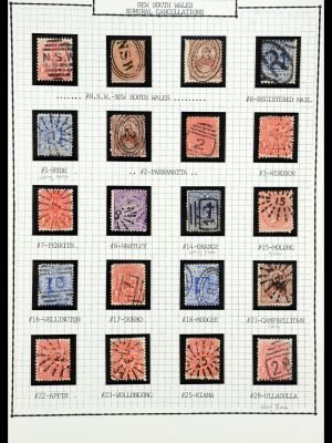 35507 Australische Staten stempels 1859-1899.