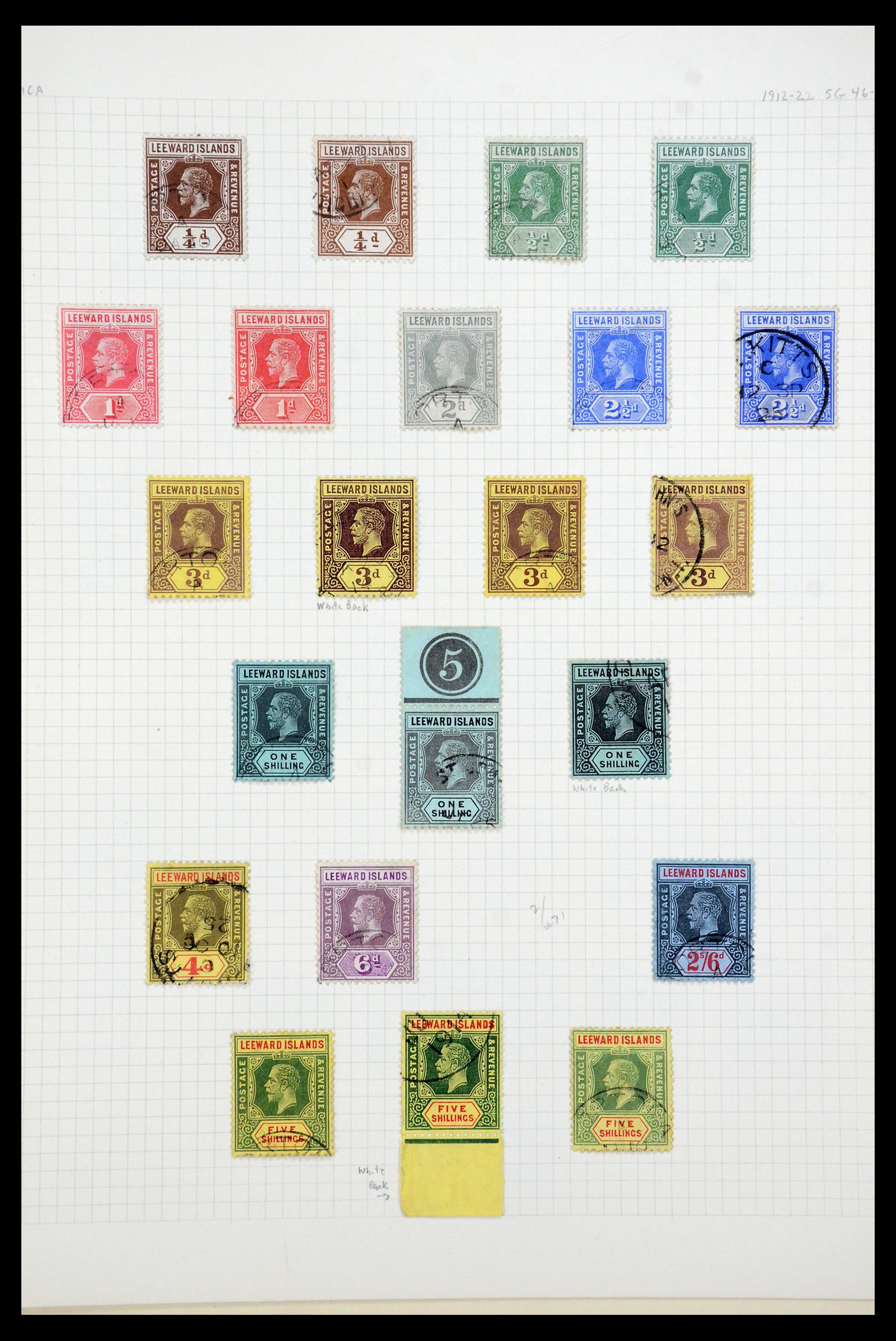 35511 001 35511 Leeward Eilanden 1912-1954. - Afbeelding 1
