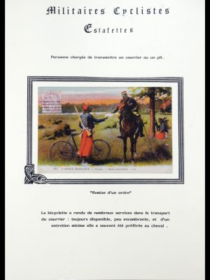 35569 Motief fietsen 1914-1918.