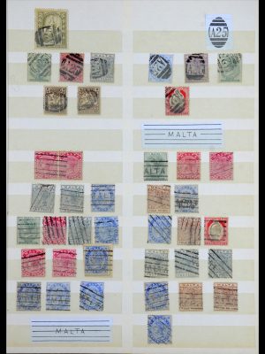 35588 Malta stempels 1890-1960.