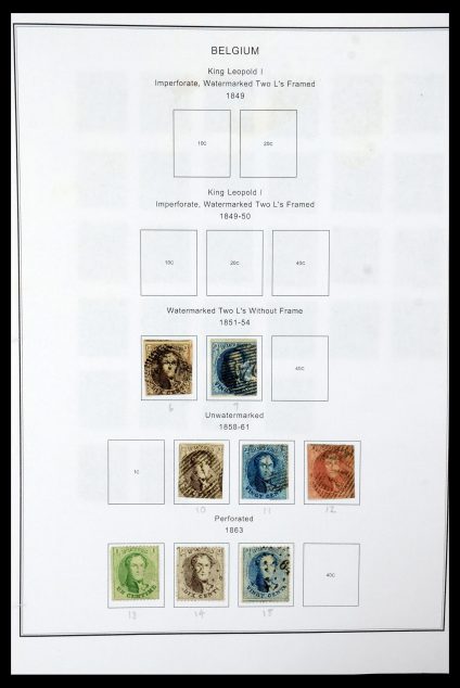 35678 België 1851-1965. - Afbeelding 1