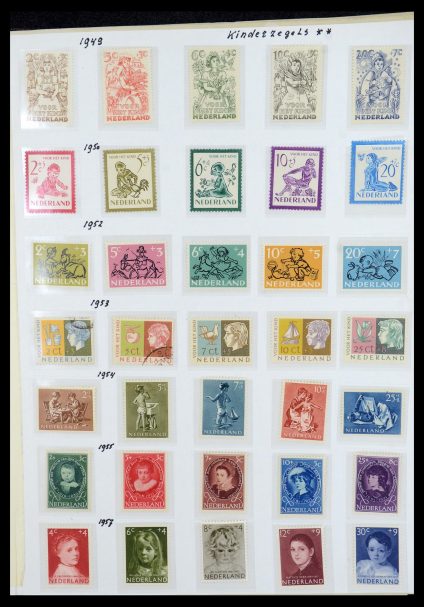 35940 Nederland en overzeese gebiedsdelen 1852-1958. - Afbeelding 1