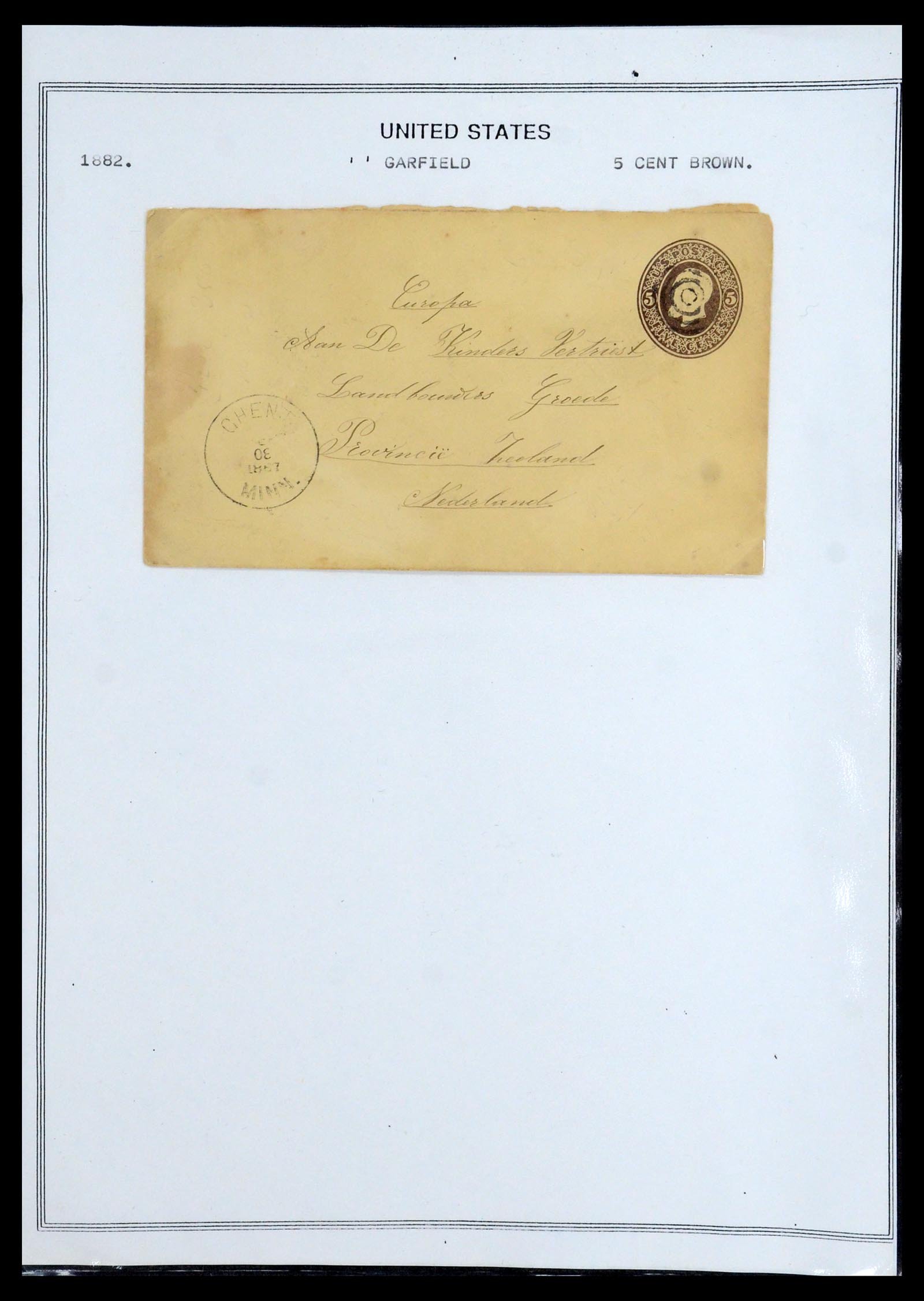 35934 001 35934 USA postwaardestukken 1873-1984. - Afbeelding 1