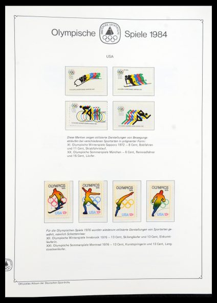 36017 Olympische Spelen 1984-1988. - Afbeelding 1