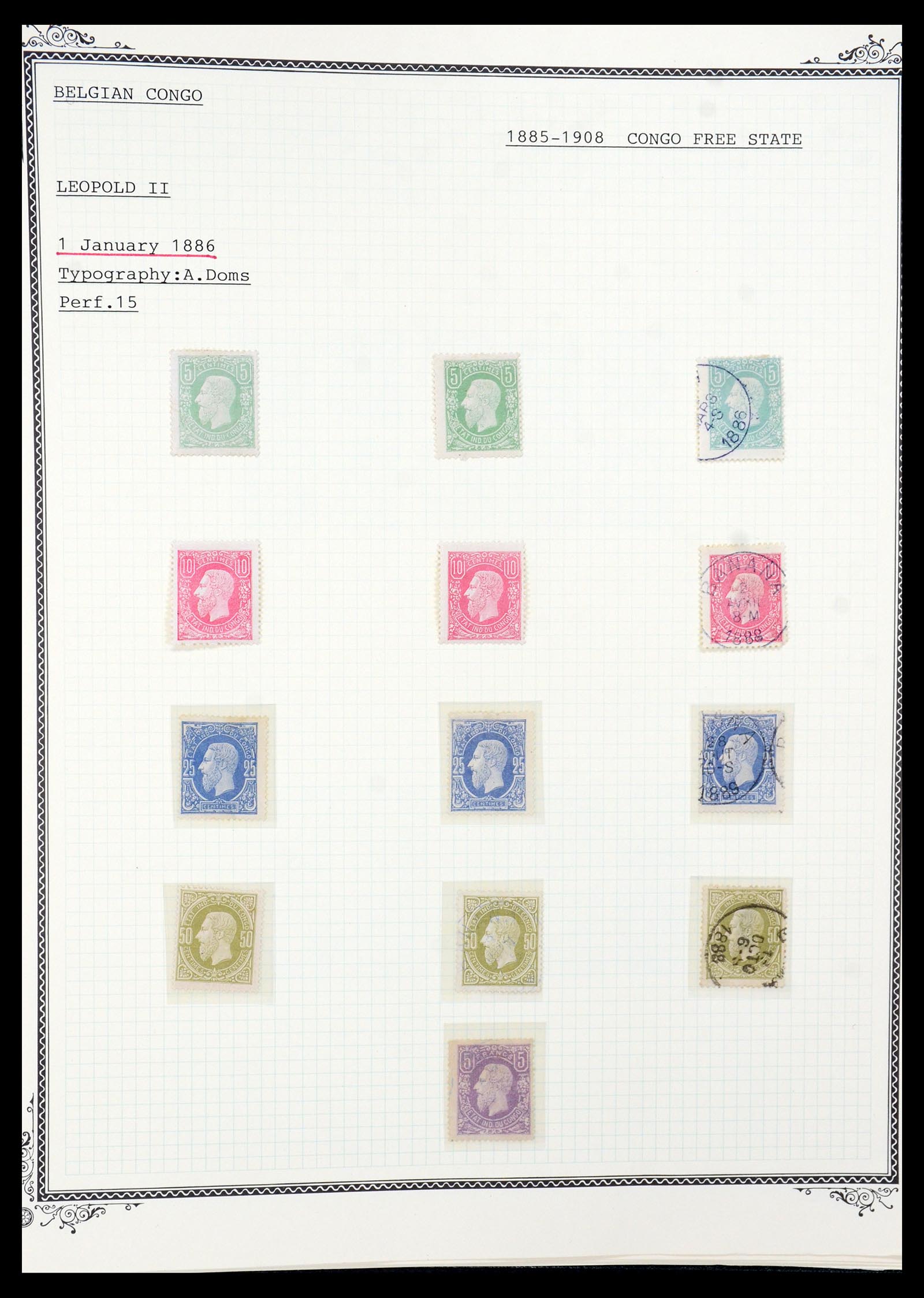 36045 001 36045 Belgisch Congo 1885-1960. - Afbeelding 1
