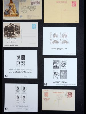 35984 Frankrijk postwaardestukken en FDC's 1893-2002.