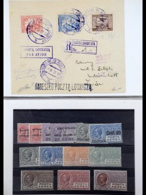 36009 Luchtpost zegels en brieven 1920-1940.