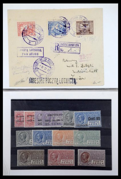 36009 Luchtpost zegels en brieven 1920-1940. - Afbeelding 1