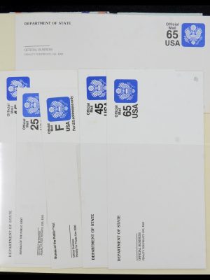 36095 USA brieven en postwaardestukken 1851-1950.