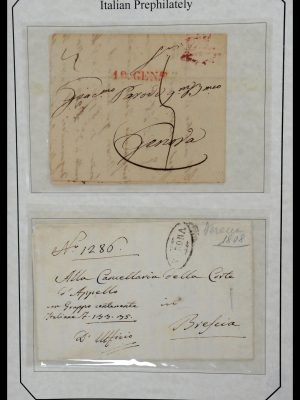 36166 Italië en gebieden brieven 1800-1980.